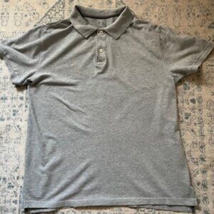 🧡3/15 Gap Classic Fit Gray Polo Shirt Men's XL